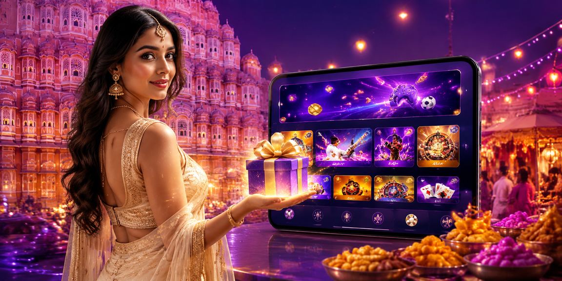 Mobile gamer enjoying Aviator betting in Jaipur, Rajasthan, showing colorful casino interface